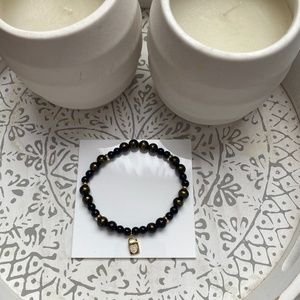 Black Mashan jade bracelet for women and men